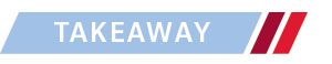 Takeaway #1