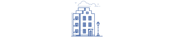 illustration of high rise apartment