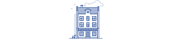 illustration of apartment building