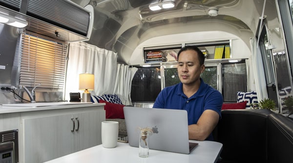 interior rv trailer image