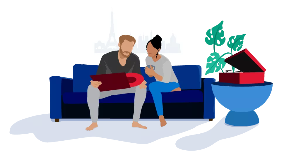 Condo FAQ -  image of people on sofa