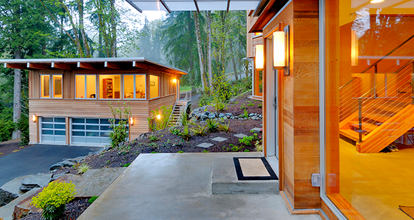 exterior home and garage