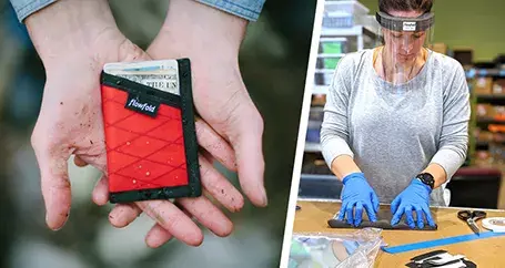 Before COVID-19, We Made Wallets. Now, We’re Cranking Out 50,000 Life-Saving Face Shields a Week