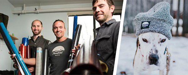 Co-founder and CEO Devin McNeill, co-owner and COO James Morin and co-founder Charley Friedman